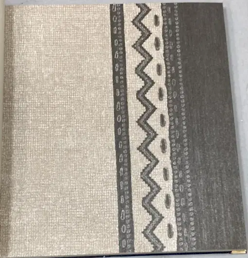 Decowall Crown 4408-03 Duvar Kağıdı Kahverengi Simli Çizgili