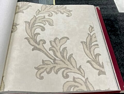 Som Livia 65329-1 Duvar Kağıdı Krem Damask Desen