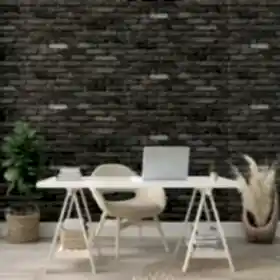 Duka Natura DK.22100-4 Duvar Kağıdı Siyah Taş Desenli