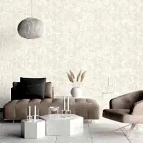 Duka Natura DK.22826-1 Duvar Kağıdı Kırık Beyaz Kendinden Desenli