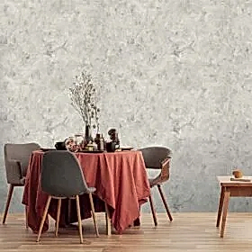 Duka Natura DK.22830-1 Duvar Kağıdı Açık Gri Mermer Desenli