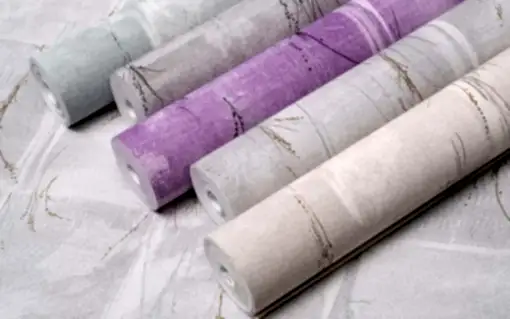 Som Mira 43432-1 Duvar Kağıdı Açık Bej Çiçek Desenli