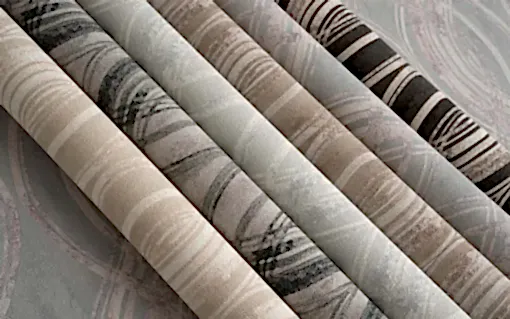 Som Linas 44130-1 Duvar Kağıdı Siyah Geometrik Desenli