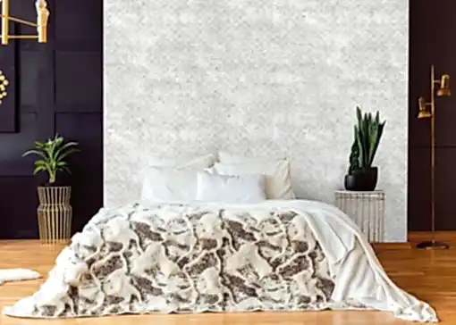 Ravena Contempo 572212-1 Duvar Kağıdı Kahverengi Eskitme Desenli Beyaz