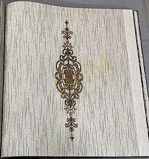 Decowall Armani 3001-04 Duvar Kağıdı Koyu Bej Simli Damask