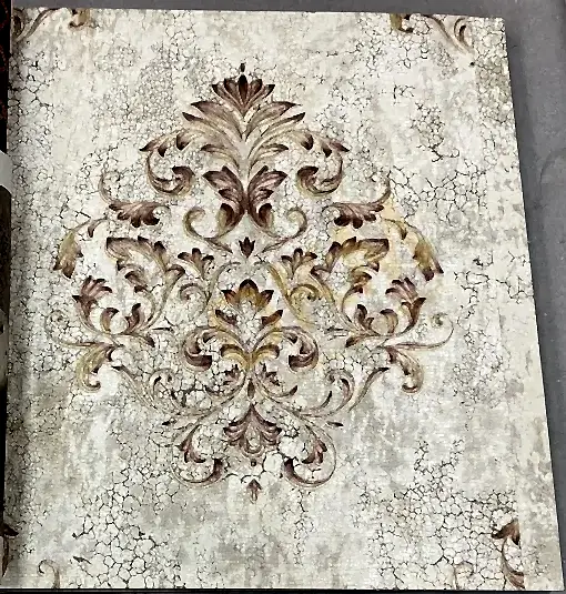 Decowall Armani 3013-01 Duvar Kağıdı Bordo Damask