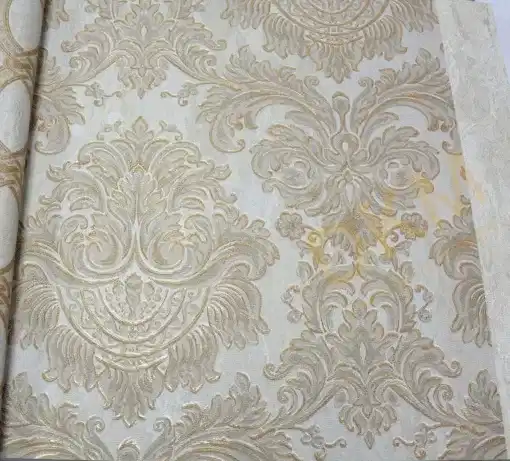 AdaWall Seven 7807-1 Duvar Kağıdı Bej Damask Desen