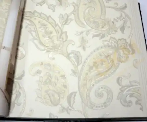 AdaWall Tropicano 9903-1 Duvar Kağıdı Krem Simli Vintage