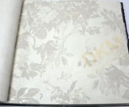 AdaWall Tropicano 9907-1 Duvar Kağıdı Beyaz Yaprak Desenli