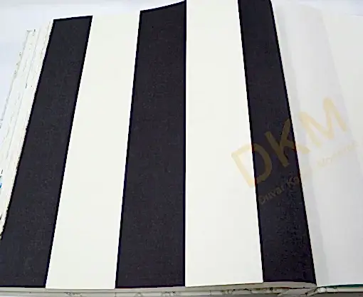 DecoWall Deco Junior 1219-05 Siyah Çizgili Duvar Kağıdı