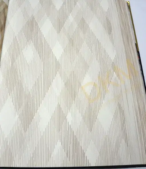 Decowall Orlando 1507-04 Duvar Kağıdı Açık Kahve Geometrik Desenli