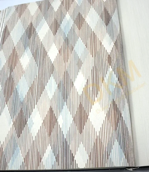 Decowall Orlando 1507-05 Duvar Kağıdı Mavi Geometrik Desenli Çizgili