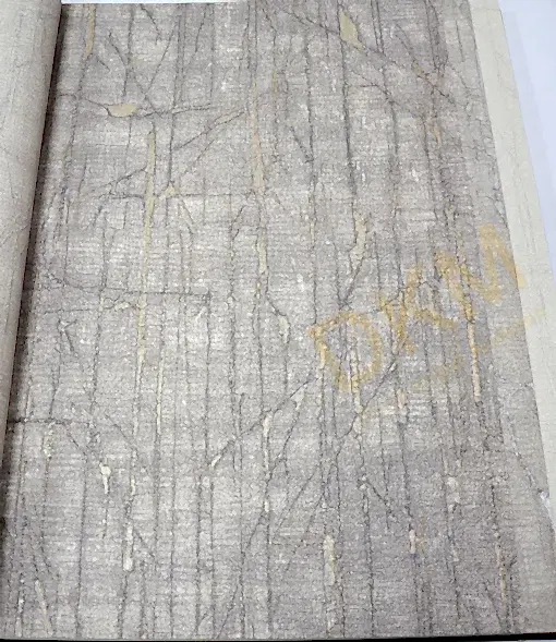 Decowall Orlando 1511-07 Duvar Kağıdı Koyu Gri Simli Eskitme Desenli