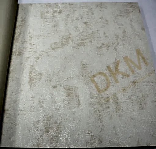 Decowall Retro 5003-03 Duvar Kağıdı Krem Simli Eskitme Desenli