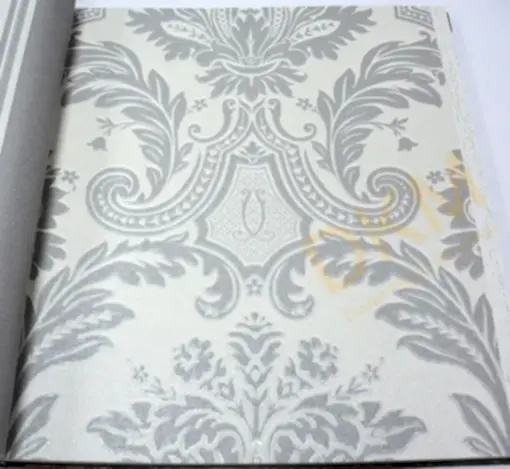 Decowall Royal Port 8801-03 Duvar Kağıdı Gri Damask Desen