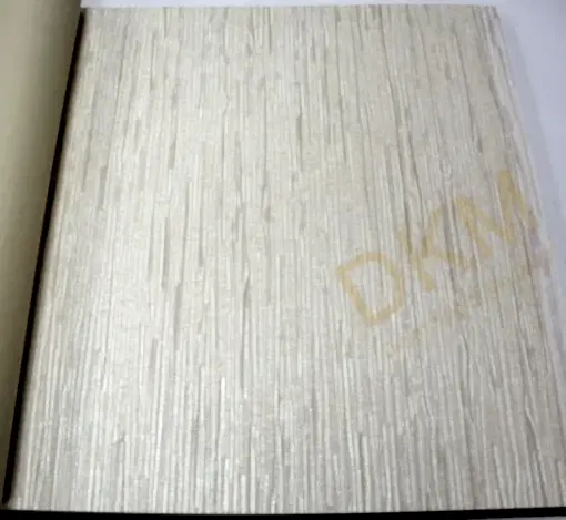 Decowall Royal Port 8809-03 Duvar Kağıdı Açık Kahve Simli Çizgili