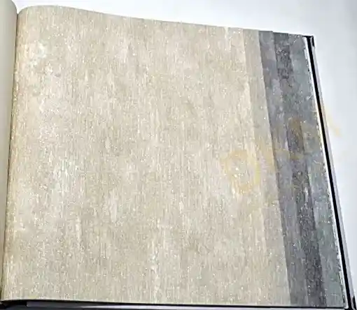 Som Vivo 33470-1 Duvar Kağıdı Sütlü Kahve Simli Eskitme Desenli