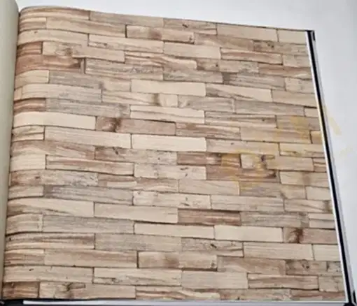 Som Vivo 33770-1 Duvar Kağıdı Krem Taş Desenli