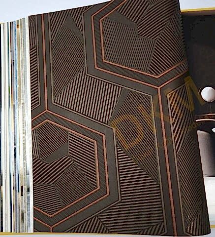 Lamborghini L9-1 Z12847 Geometrik şekiller Duvar Kağıdı 7m²