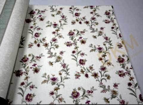 ithal Satin Flowers SF7-1 Z66853 Çiçek yaprak Duvar Kağıdı 5m²