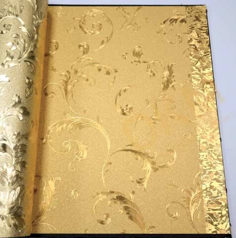 Yaprak D29 66250 Gold Duvar Kağıdı 5m²