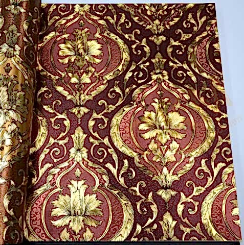 Orta damask D12-1 66330 Gold Duvar Kağıdı 5m²