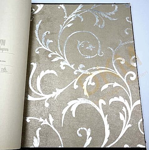 Yaprak D27-1 900591 Gold Duvar Kağıdı 5m²