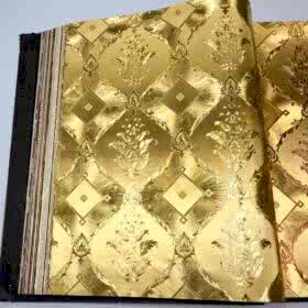 Orta damask D14-1 90102 Gold Duvar Kağıdı 5m²